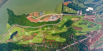 Queen Course - Sân Golf Hoàng Gia - Sân Golf Yên Thắng - Royal Golf Ninh Binh Alegolf