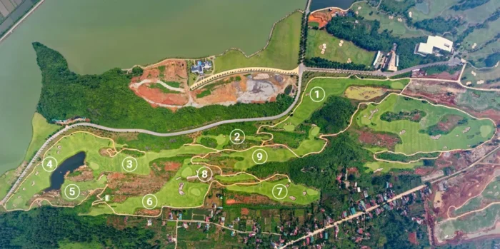 Queen Course - Sân Golf Hoàng Gia - Sân Golf Yên Thắng - Royal Golf Ninh Binh Alegolf