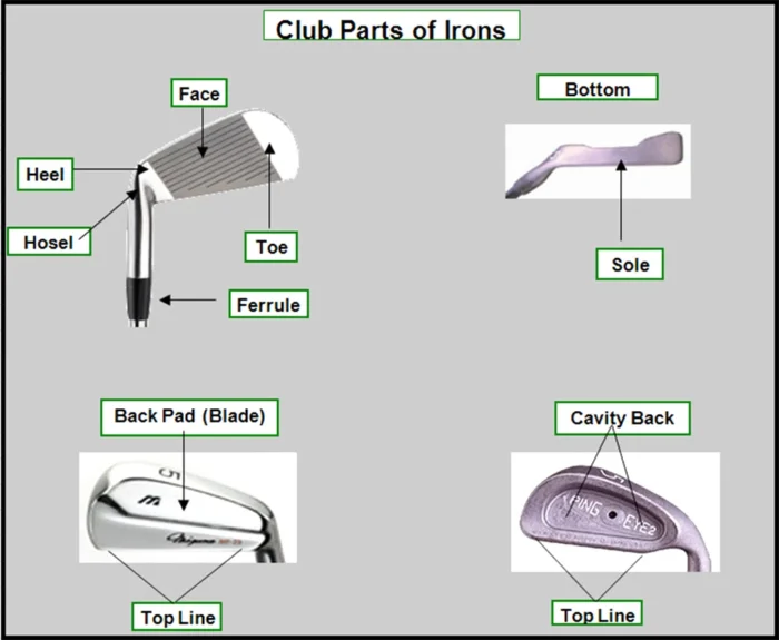 Thuật ngữ chỉ cấu tạo các bộ phận của gậy