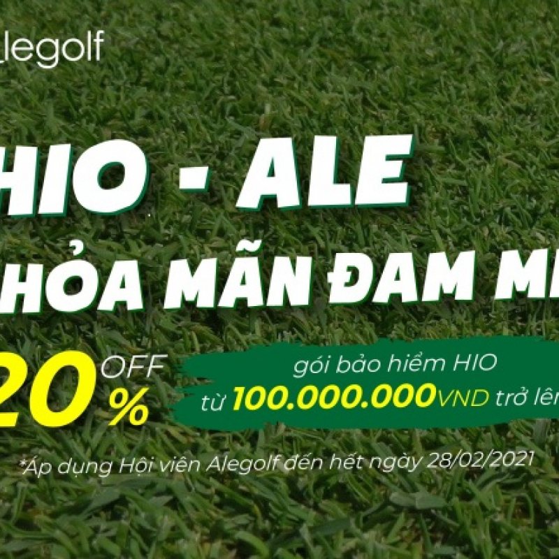 Danh sách các sân golf áp dụng bảo hiểm HIO ALE