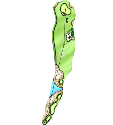 Hố golf 10 Sân golf Anara Bình Tiên