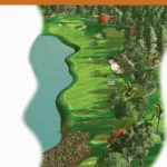 Legends Hình ảnh bản đồ hố 12 của sân golf Sóc sơn