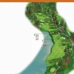 Legends Hình ảnh bản đồ hố 13 của sân golf Sóc sơn