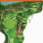 Legends Hình ảnh bản đồ hố 14 của sân golf Sóc sơn