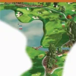 Legends Hình ảnh bản đồ hố 16 của sân golf Sóc sơn