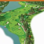 Legends Hình ảnh bản đồ hố 17 của sân golf Sóc sơn