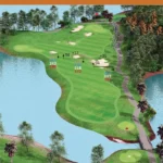 Legends Hình ảnh bản đồ hố 2 của sân golf Sóc sơn