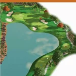 Legends Hình ảnh bản đồ hố 5 của sân golf Sóc sơn
