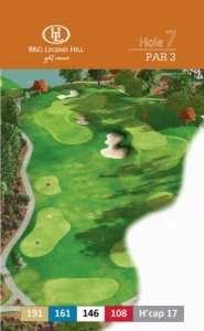 Legends Hình ảnh bản đồ hố 7 của sân golf Sóc sơn