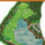 Legends Hình ảnh bản đồ hố 8 của sân golf Sóc sơn