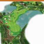 Legends Hình ảnh bản đồ hố 9 của sân golf Sóc sơn