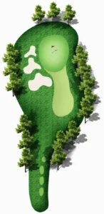 Masters Hinh anh ban do ho 15 của sân golf Sóc sơn