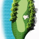 Masters Hinh anh ban do ho 9 của sân golf Sóc sơn