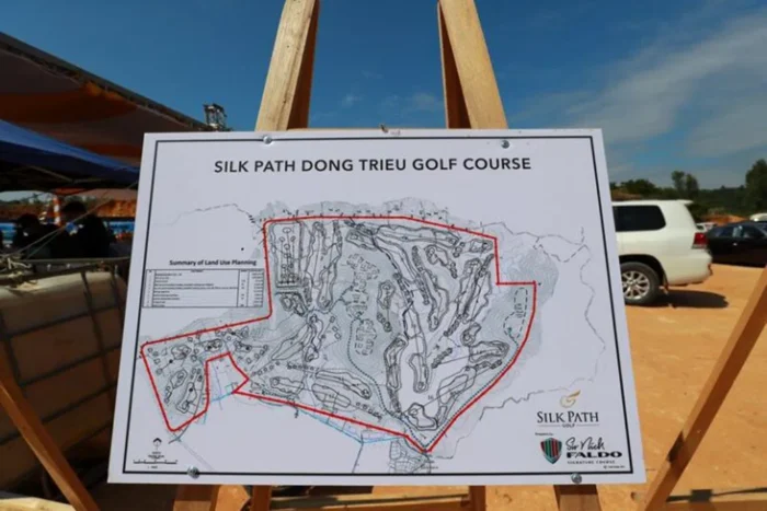 Sơ đồ thiết kế sân golf Silk Path Đông Triều Sơ đồ thiết kế sân golf Silk Path Đông Triều