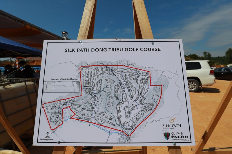 Sơ đồ thiết kế sân golf Silk Path Đông Triều