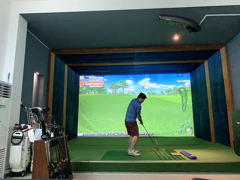 Phòng tập golf trong nhà với nhiều lợi ích