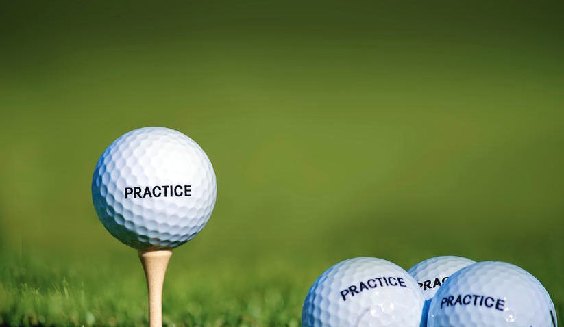 Bóng tập dành cho các golfer chuyên nghiệp