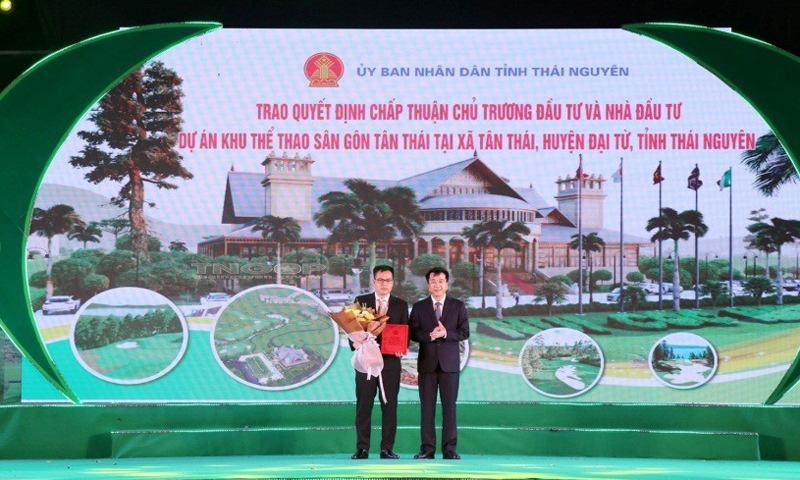 Thái Nguyên sắp có sân golf đầu tiên với vồn đầu tư gần 600 tỉ đồng