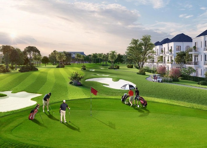 Đặc điểm cảnh quan và thiết kế sân tập golf Củ Chi