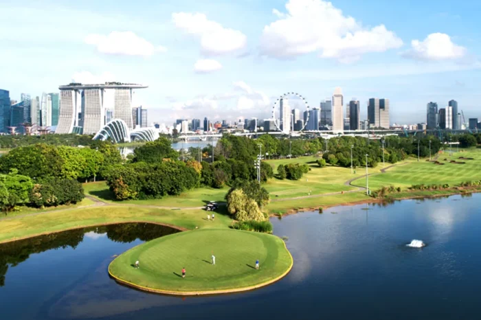 Marina Bay Golf Course một trong những sân golf công cộng nổi tiếng thế giới
