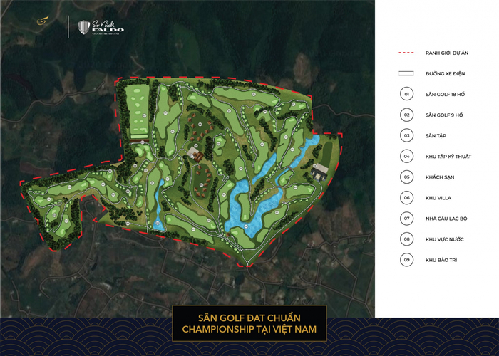 Giới thiệu dự án sân tập golf ở Đông Triều