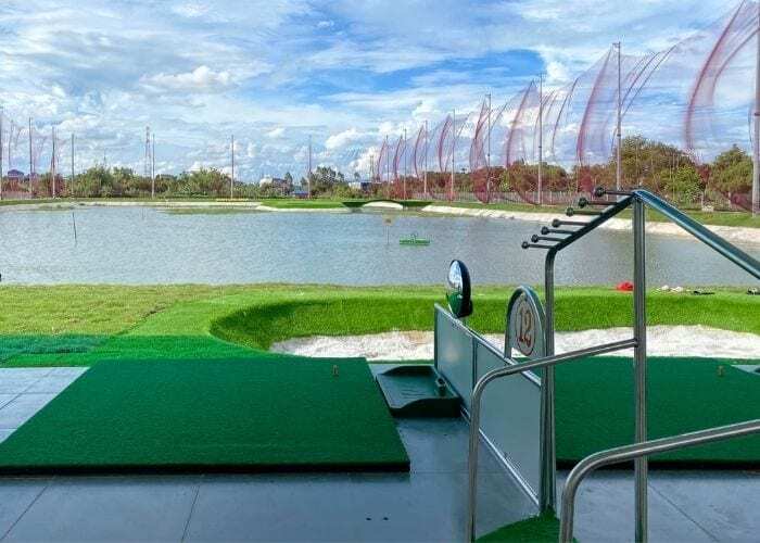 Sân tập golf ở Nam Định nằm trong khu công nghiệp Bảo Minh