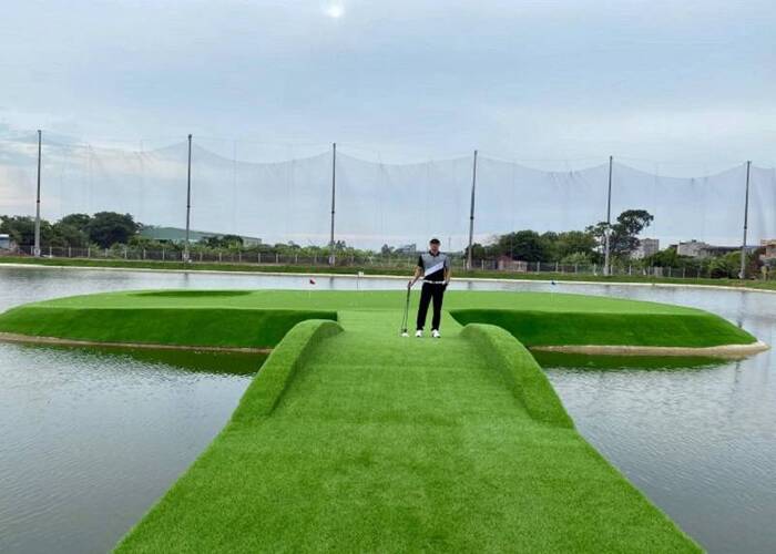 Sân tập golf ở Nam Định nằm trong khu sinh thái Quang Long