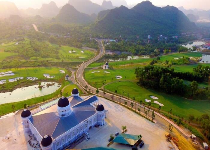 Thiết kế của sân tập Golf ở Hà Nam Stone Valley Resort