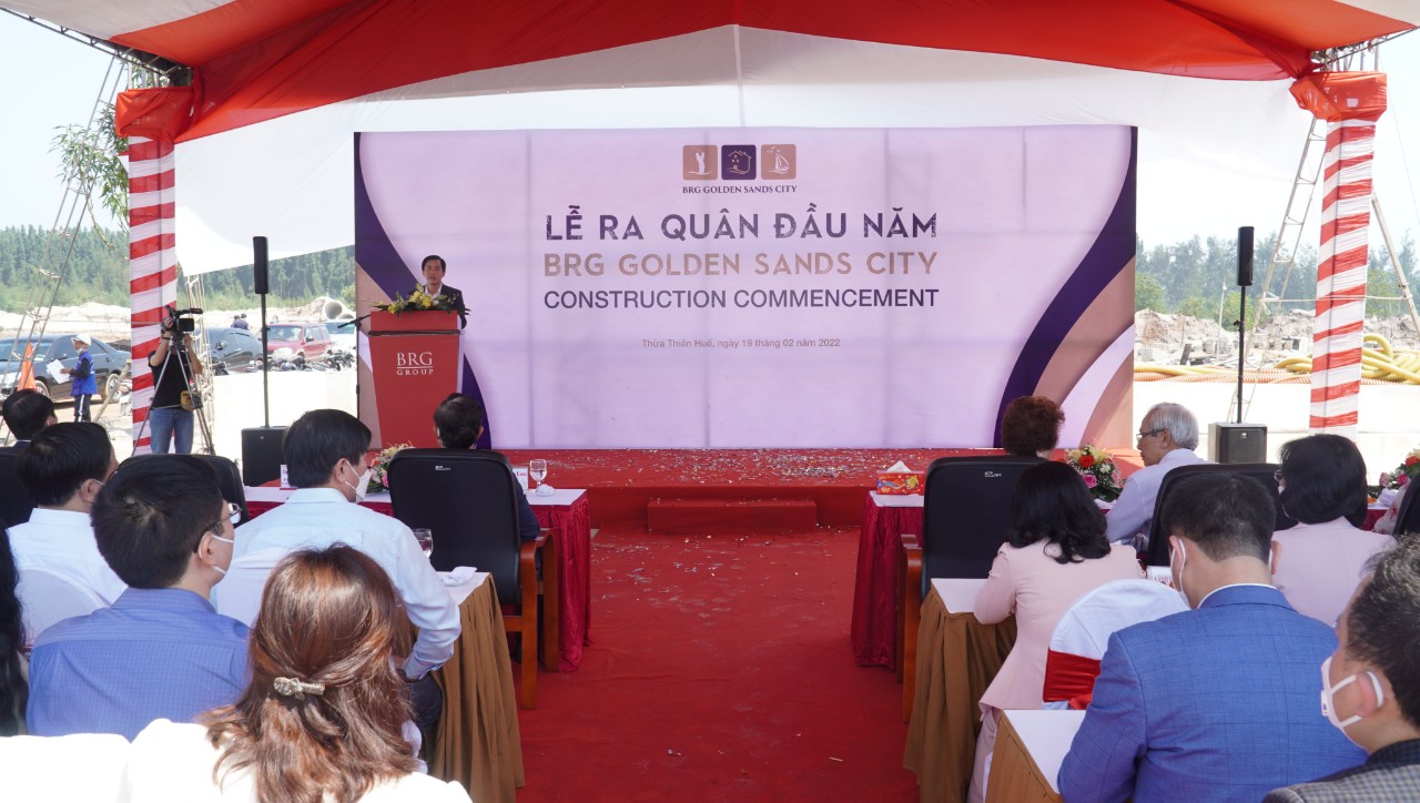 Lễ ra quân đầu năm thi công dự án Tổ hợp BRG Golden Sands City