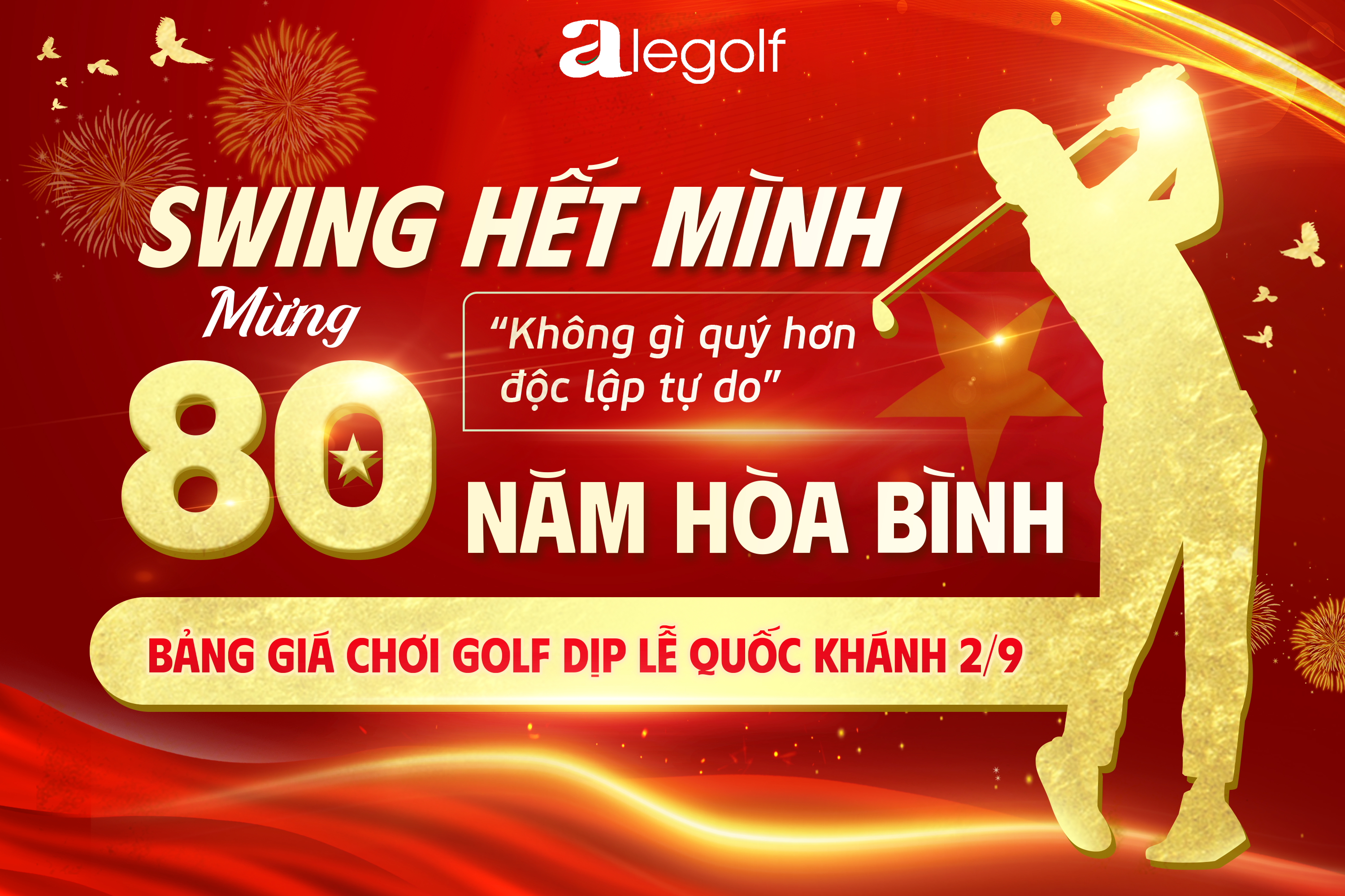 Ưu đãi chơi golf Lễ Quốc Khánh