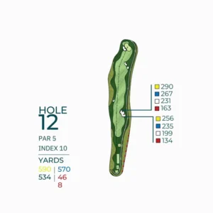 Thông tin hố golf số 12 Thông tin hố golf số 12