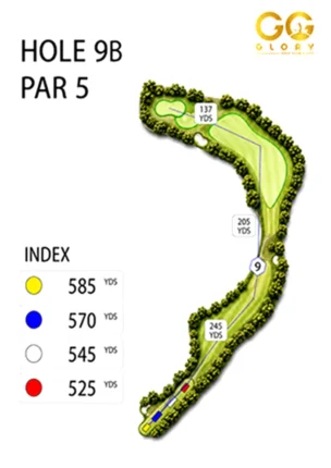 Hình ảnh hố golf Lake 9b Hình ảnh hố golf Lake 9b