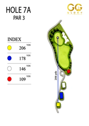 Hình ảnh hố golf Mountain 7a Hình ảnh hố golf Mountain 7a