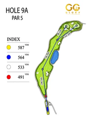 Hình ảnh hố golf Mountain 9a Hình ảnh hố golf Mountain 9a