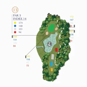 Hình ảnh hố golf số 13