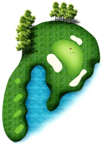 Bản đồ hố 03 - sân golf Đồng Mô - BRG Kings Island Golf Resort - Lakeside - Alegolf