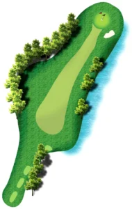 Bản đồ hố 04 - sân golf Đồng Mô - BRG Kings Island Golf Resort - Lakeside - Alegolf