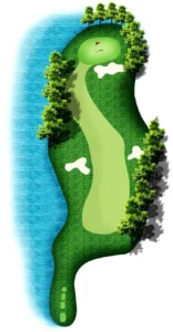 Bản đồ hố 16 Mountain View